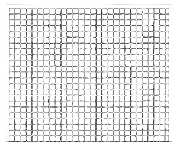 الگو اجرای سنگفرش بصورت خط مستقیم