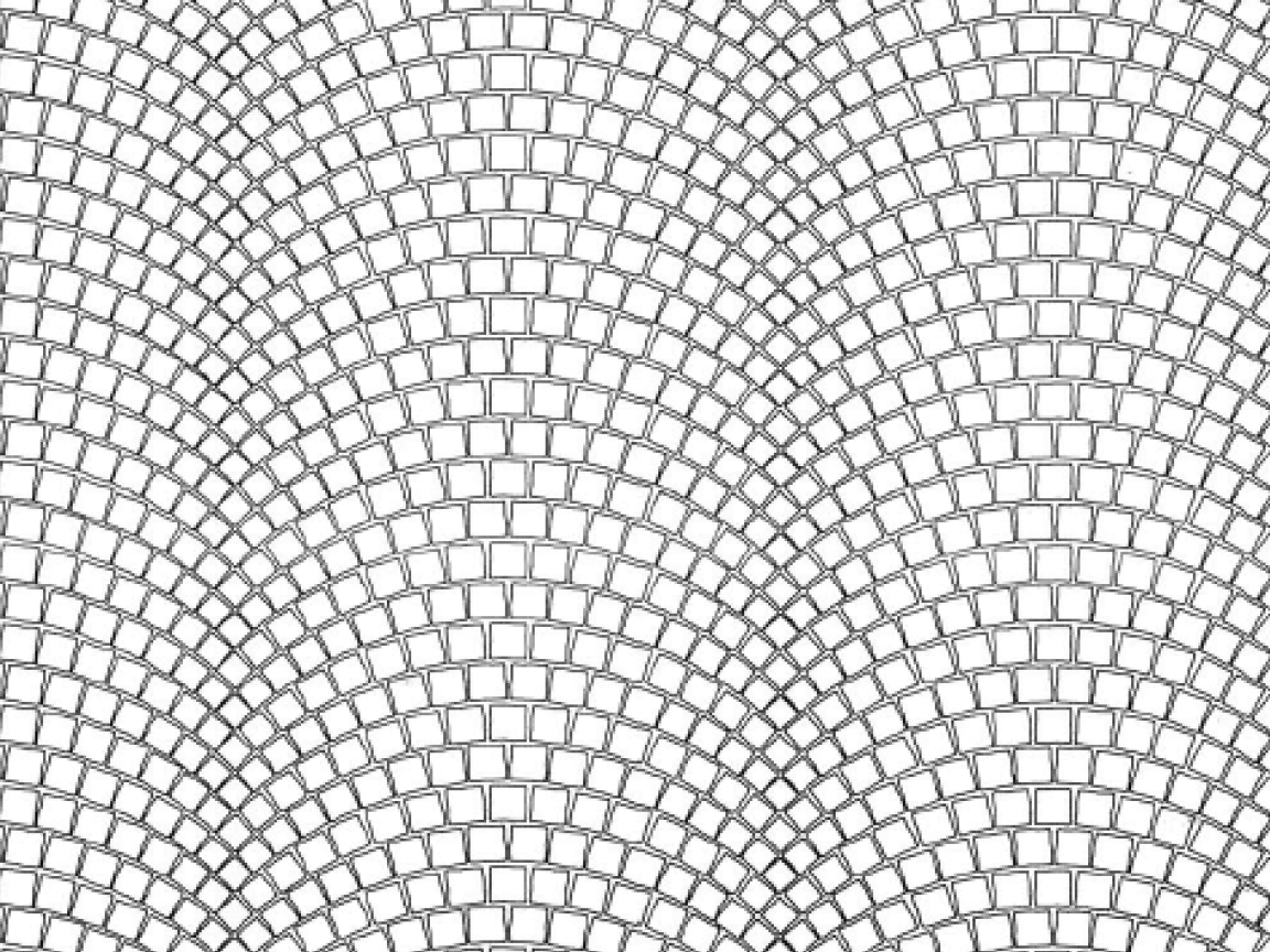 سنگفرش های منحنی و پرطاوسی