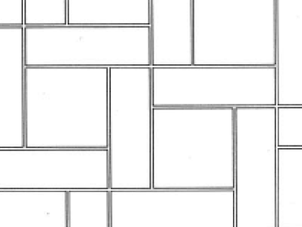 سنگ فرش تایل پورفیری مدل اسکاتلندی